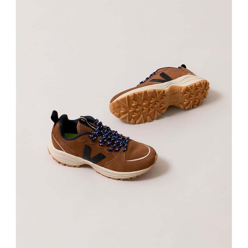 Veja VENTURI RIPSTOP Men's Running Shoes Brown | CA 180GSO